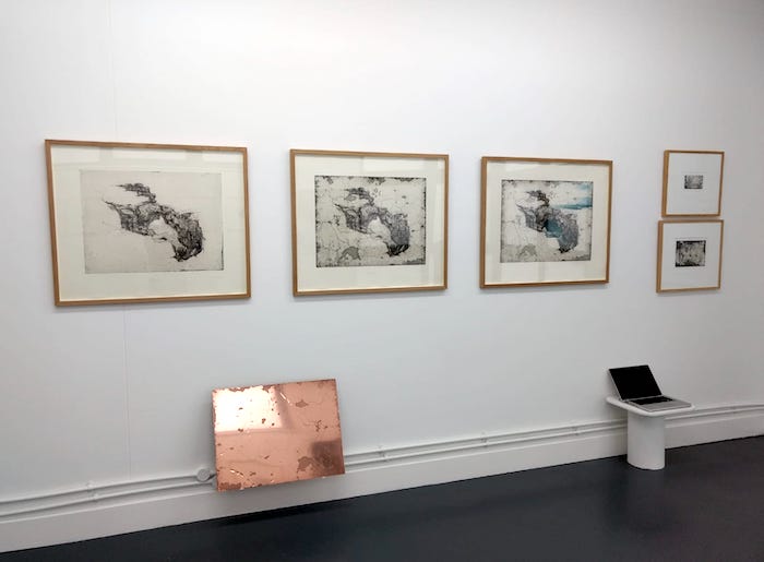 Dark Snow @ The Exposure Unit installation view