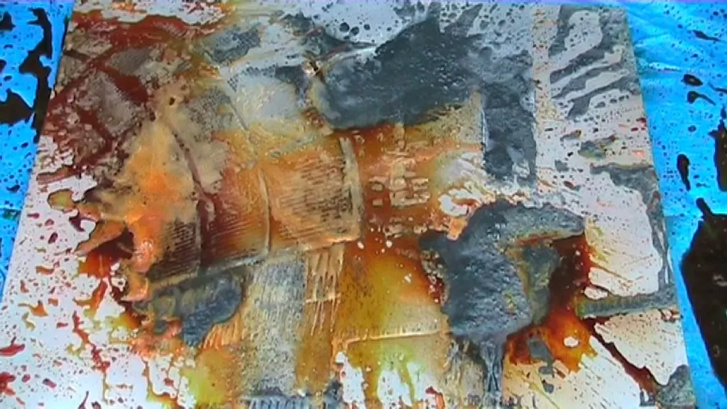 Burning video still