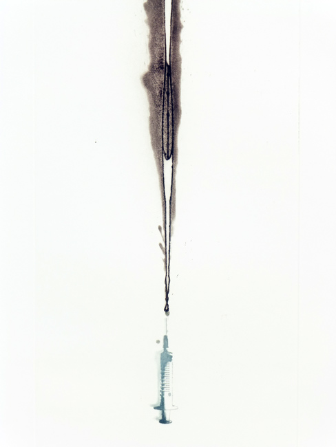 Detail of 'Spurting' by Brian D Hodgson
