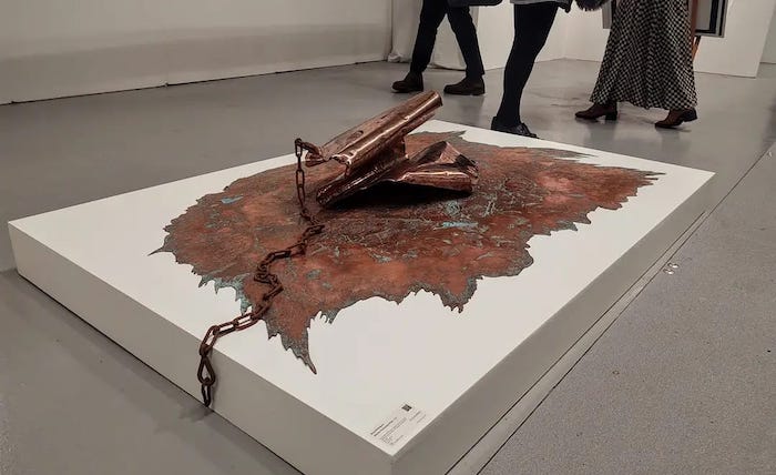 Atlantic Formed Sea Plate at Woolwich Contemporary Print Fair 2021